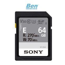 Thẻ Nhớ SDXC Sony 64GB 270Mb/70Mb/s (SF-E64/T1)